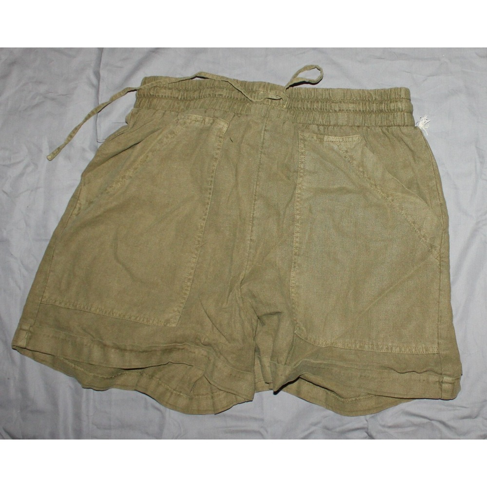Women's Mid-Rise Tie Waist Utility Shorts - Universal Thread - Olive Green XS